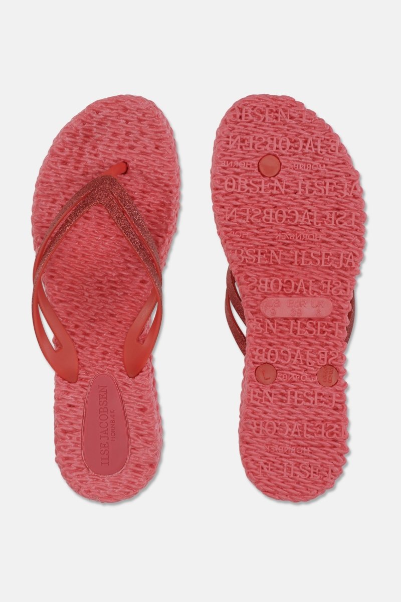 Slippers met lichte plateauzool CHEERFUL13 | Raspberry | Flip Flop | Ilse Jacobsen