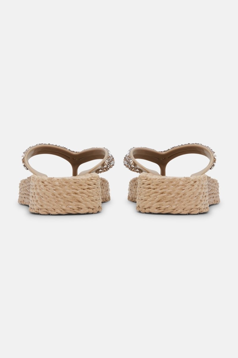 Slippers met lichte plateauzool CHEERFUL15 | Mocca | Flip Flop | Ilse Jacobsen
