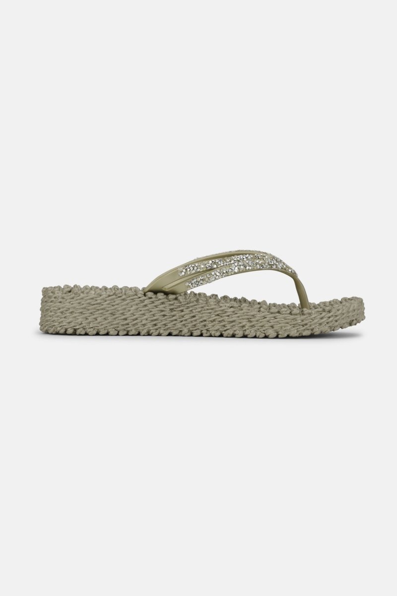 Slippers met lichte plateauzool CHEERFUL15 | Platin | Flip Flop | Ilse Jacobsen
