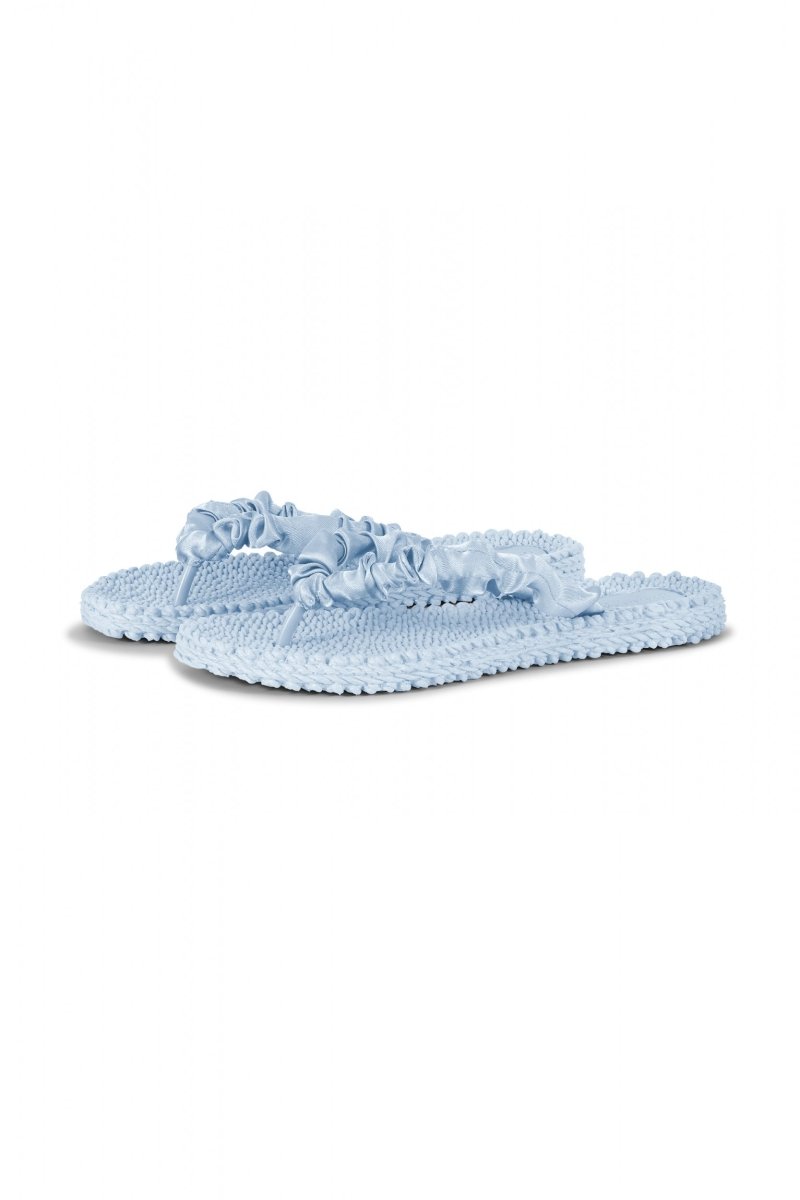 Slippers met satijnen band CHEERFUL06 | Blue Bell | Flip Flop | Ilse Jacobsen