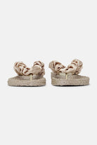 Slippers met satijnen band CHEERFUL06 | Platin | Flip Flop | Ilse Jacobsen