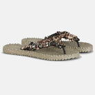 Slippers met stoffen band CHEERFUL05 | Platin | Flip Flop | Ilse Jacobsen