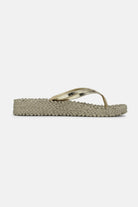 Slippers Op Platformzool CHEERFUL08M | Platin | Flip Flop | Ilse Jacobsen