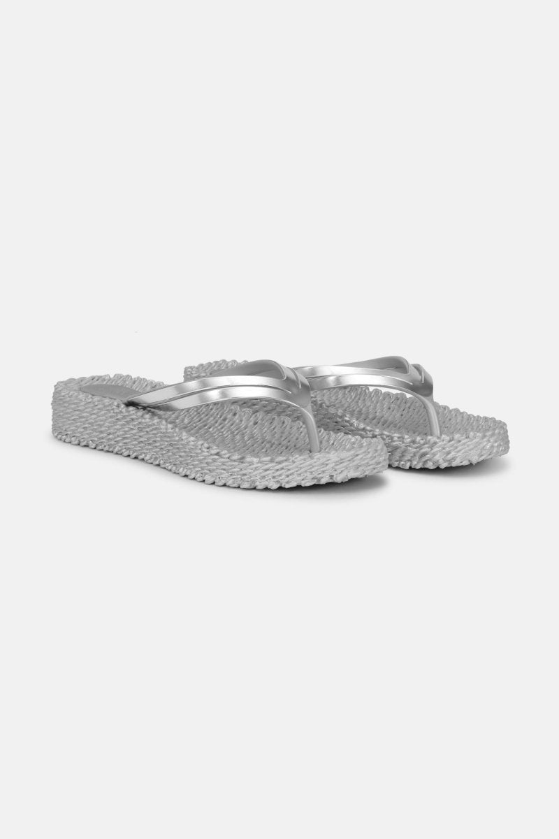 Slippers Op Platformzool CHEERFUL08M | Silver | Flip Flop | Ilse Jacobsen