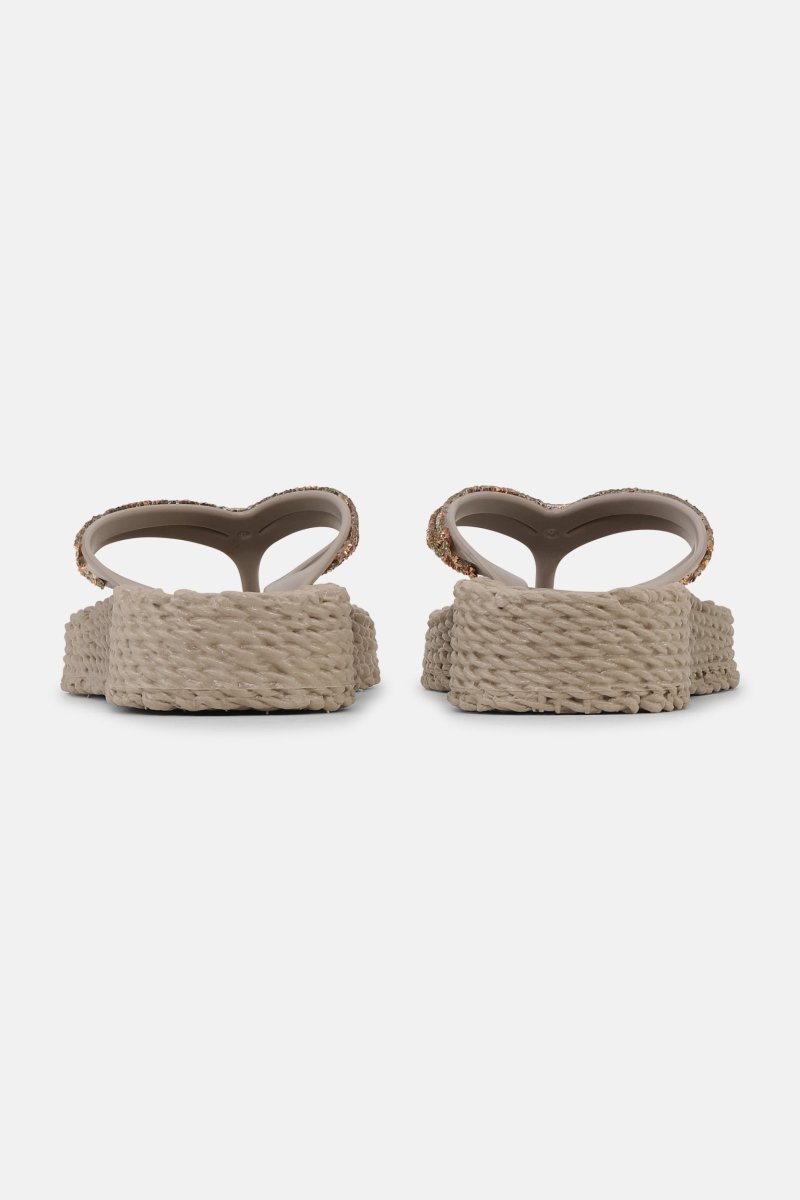 Platform slippers met koper mix strass steen CHEERFUL15C | Atmosphere | Shoes | Ilse Jacobsen