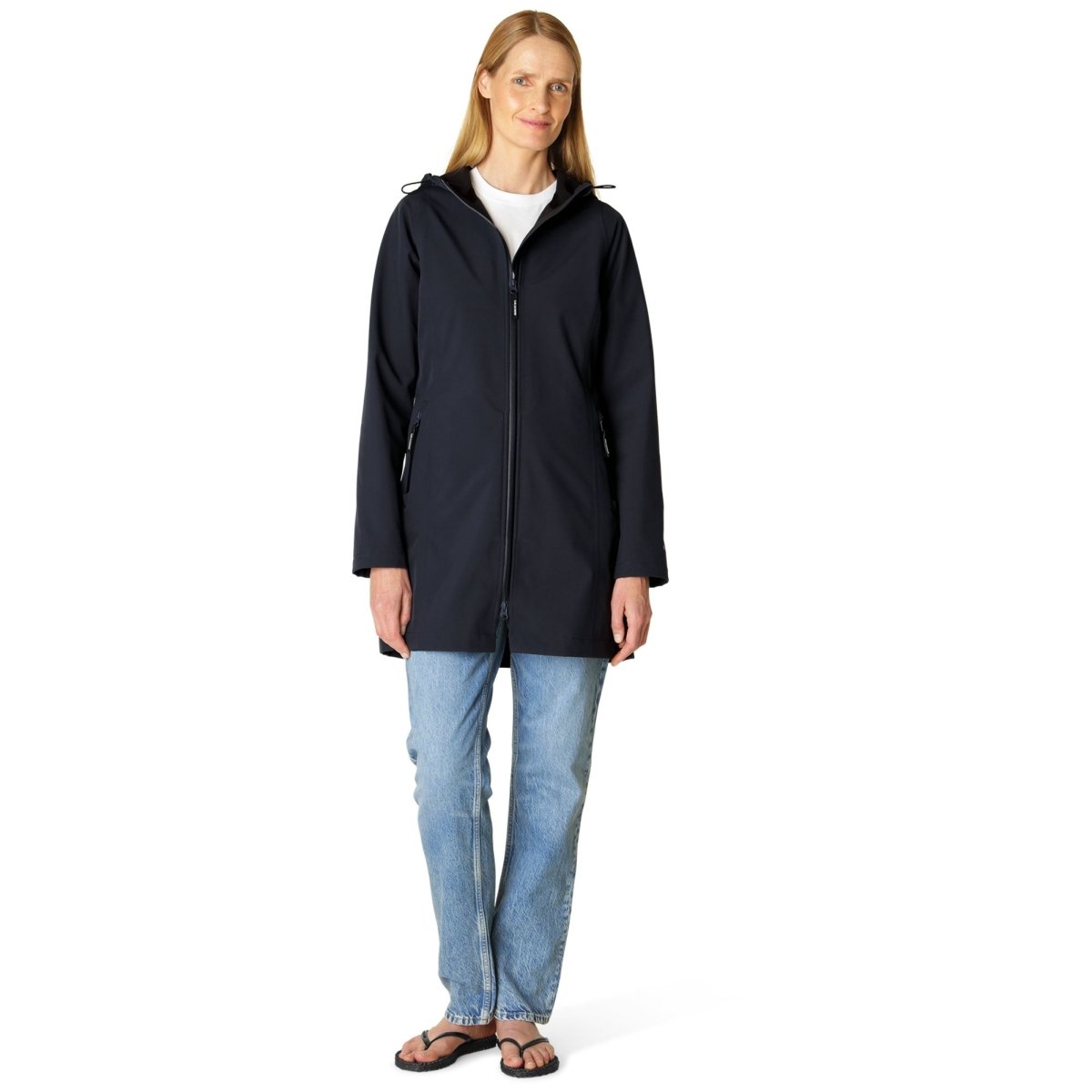 Softshell Regenjas DAYBREAK01 | Dark Indigo | Raincoat | Ilse Jacobsen