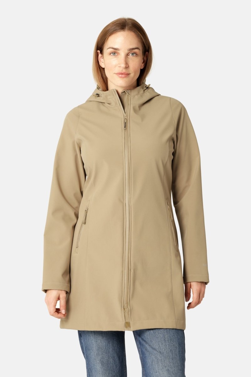 Softshell Regenjas DAYBREAK01B | Greige | Coat | Ilse Jacobsen