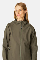 Softshell Regenjas DAYBREAK02 | Army | Raincoat | Ilse Jacobsen