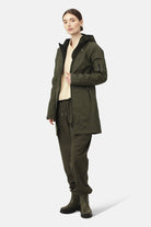 Softshell regenjas lang RAIN37L | Army | Raincoat | Ilse Jacobsen