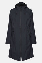 Softshell regenjas lang RAIN37L | Dark Indigo | Raincoat | Ilse Jacobsen