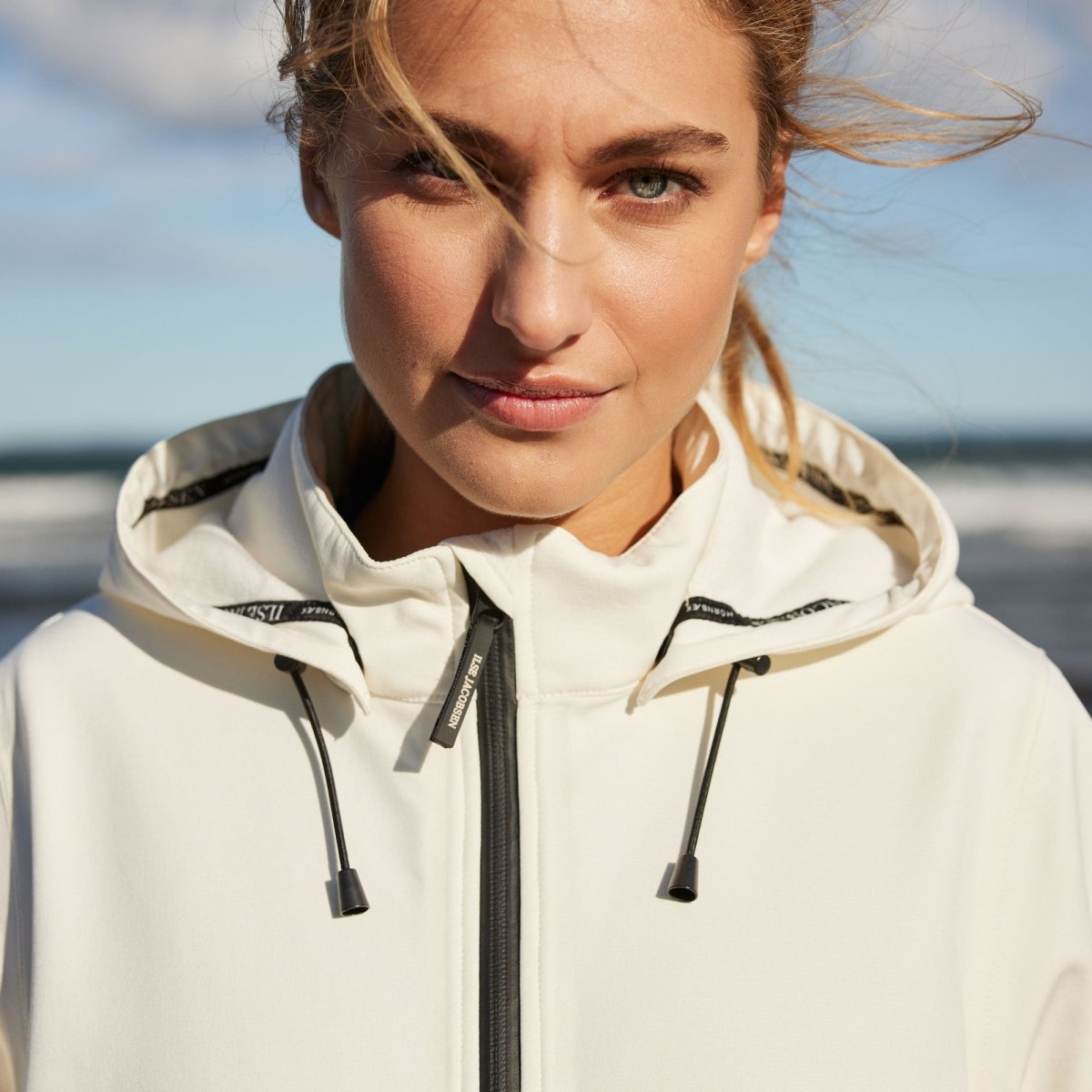 Softshell Regenjas RAIN128 | White Sugar | Raincoat | Ilse Jacobsen