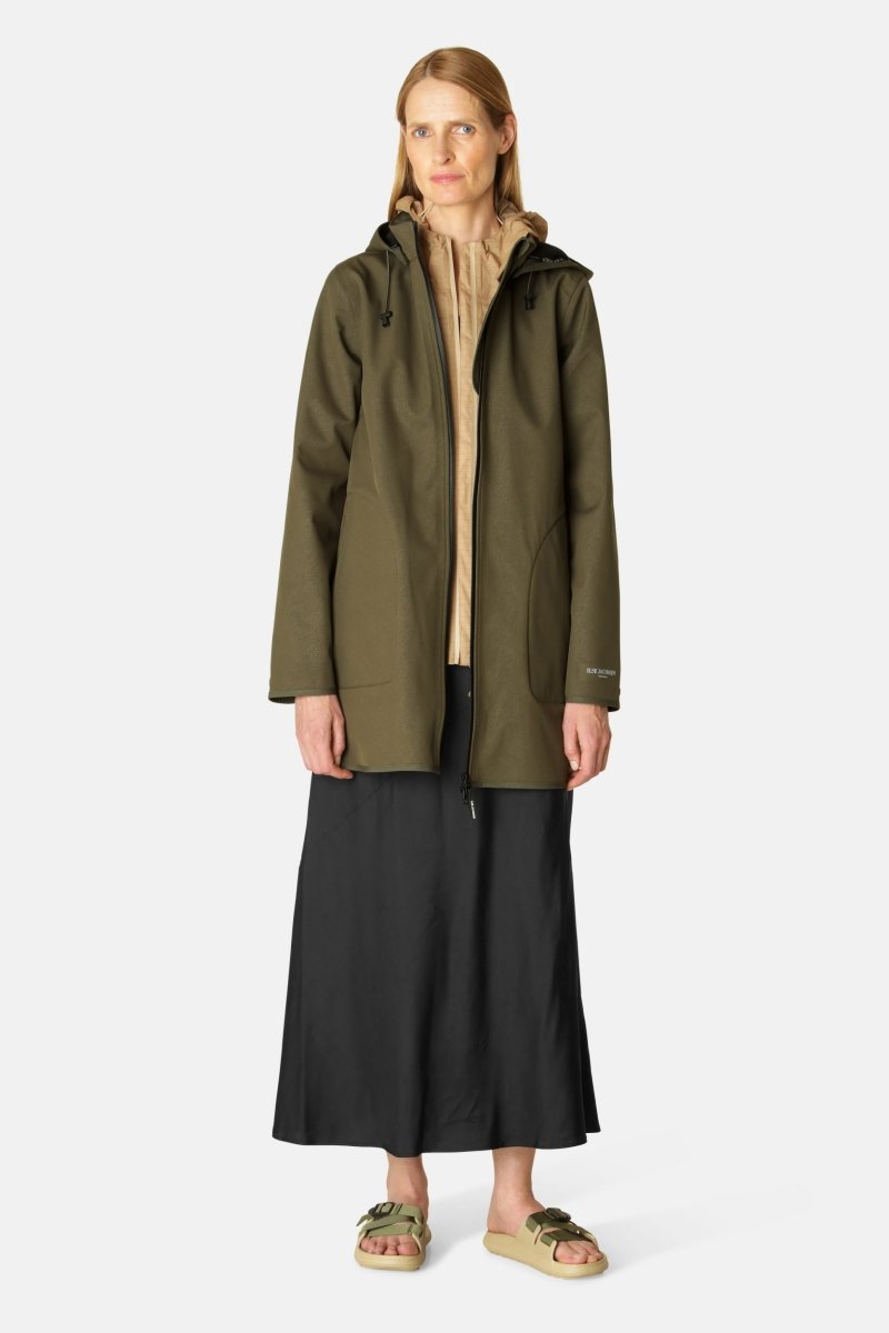 Softshell Regenjas RAIN135 | Army | Raincoat | Ilse Jacobsen