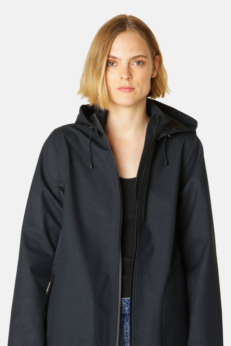 Softshell Regenjas RAIN135 | Dark Indigo | Raincoat | Ilse Jacobsen