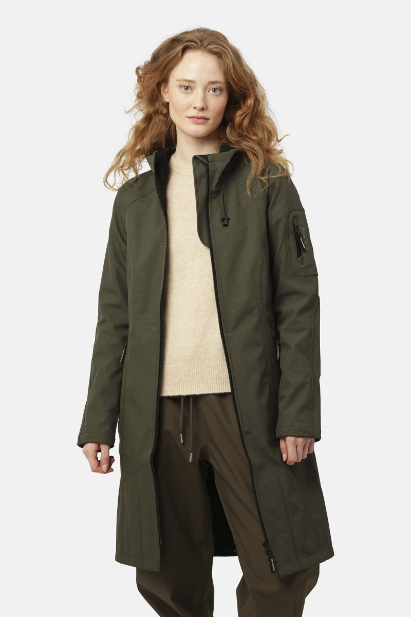 Softshell regenjas RAIN37 | Army | Raincoat | Ilse Jacobsen