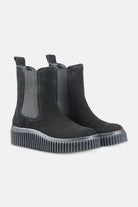 Suède chelsea boots CALIRA06 | Black Black | Shoes | Ilse Jacobsen