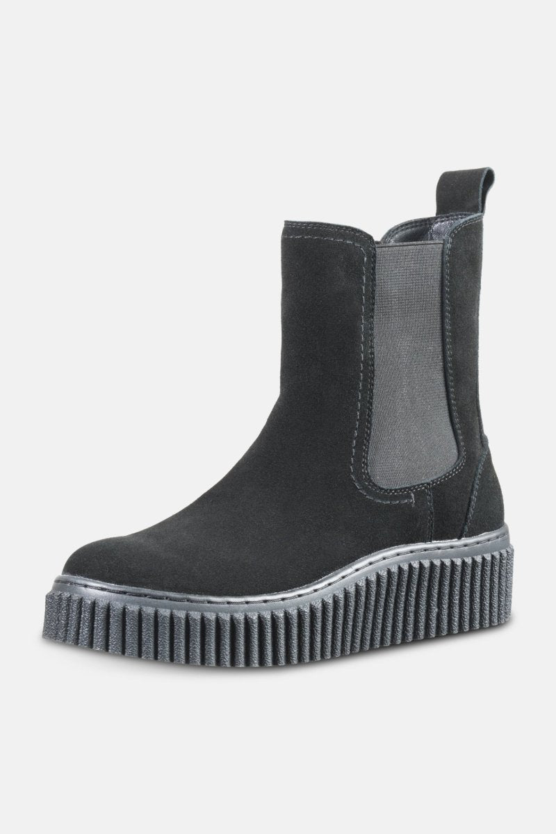 Suède chelsea boots CALIRA06 | Black Black | Shoes | Ilse Jacobsen