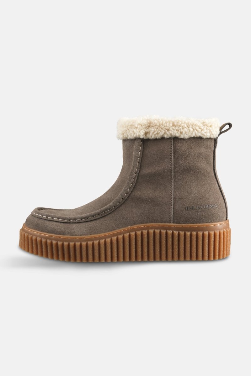 Suède laarsjes met lamsvacht CALIRA01 | Falcon Clay | Shoes | Ilse Jacobsen