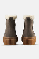 Suède laarsjes met lamsvacht CALIRA01 | Falcon Clay | Shoes | Ilse Jacobsen