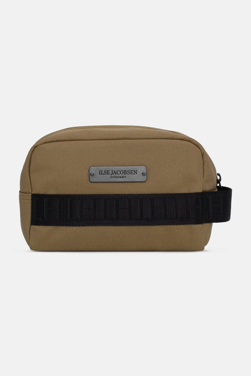 BAGSMART Reis Toilettas Toilettas Dames, Grote, Wijd Open Reistas voor Vrouwen, Toiletry Bag Cosmeticatas Make-up Organizer met Handvat voor Accessoires, Essentials, Toiletartikelen, beige