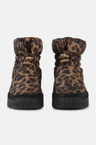 Tulip Gewatteerde Enkelboots TULIP6082 | Brown Panthera Print Black | Shoes | Ilse Jacobsen