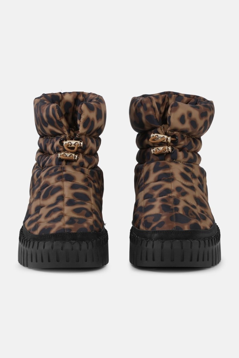 Tulip Gewatteerde Enkelboots TULIP6082 | Brown Panthera Print Black | Shoes | Ilse Jacobsen