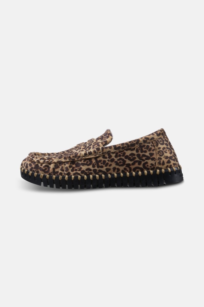 Tulip loafer met luipaardprint TULIP3222 | Animal Black | Shoes | Ilse Jacobsen