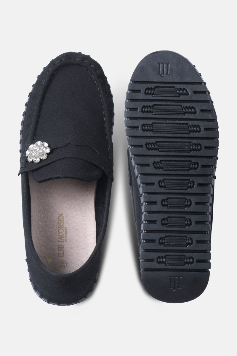 Tulip penny loafer met sleehak TULIP3220 | Black Black - Ilse Jacobsen