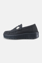 Tulip penny loafer met sleehak TULIP3220 | Black Black - Ilse Jacobsen