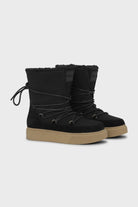 Warme Lage Winterboots COLDY02 | Black Natural | Boots | Ilse Jacobsen