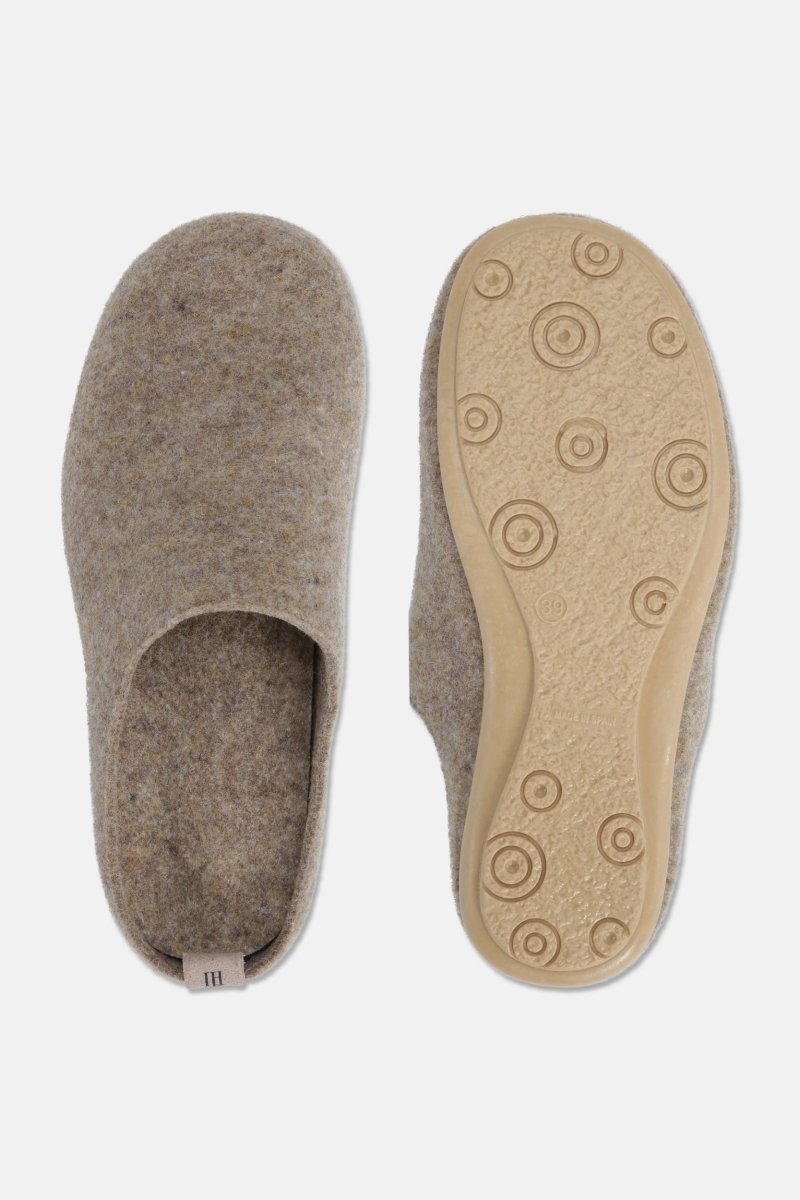 Wollen instapsloffen SNIPPY02 | Wheat Wheat | Home Shoes | Ilse Jacobsen