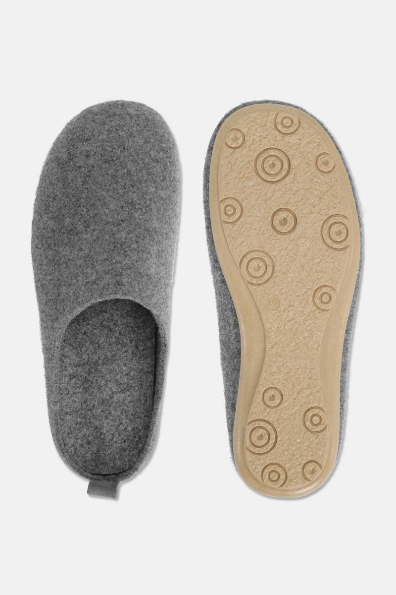 Wollen Instapper SNIPPY02 | Grey Wheat | Home Shoes | Ilse Jacobsen