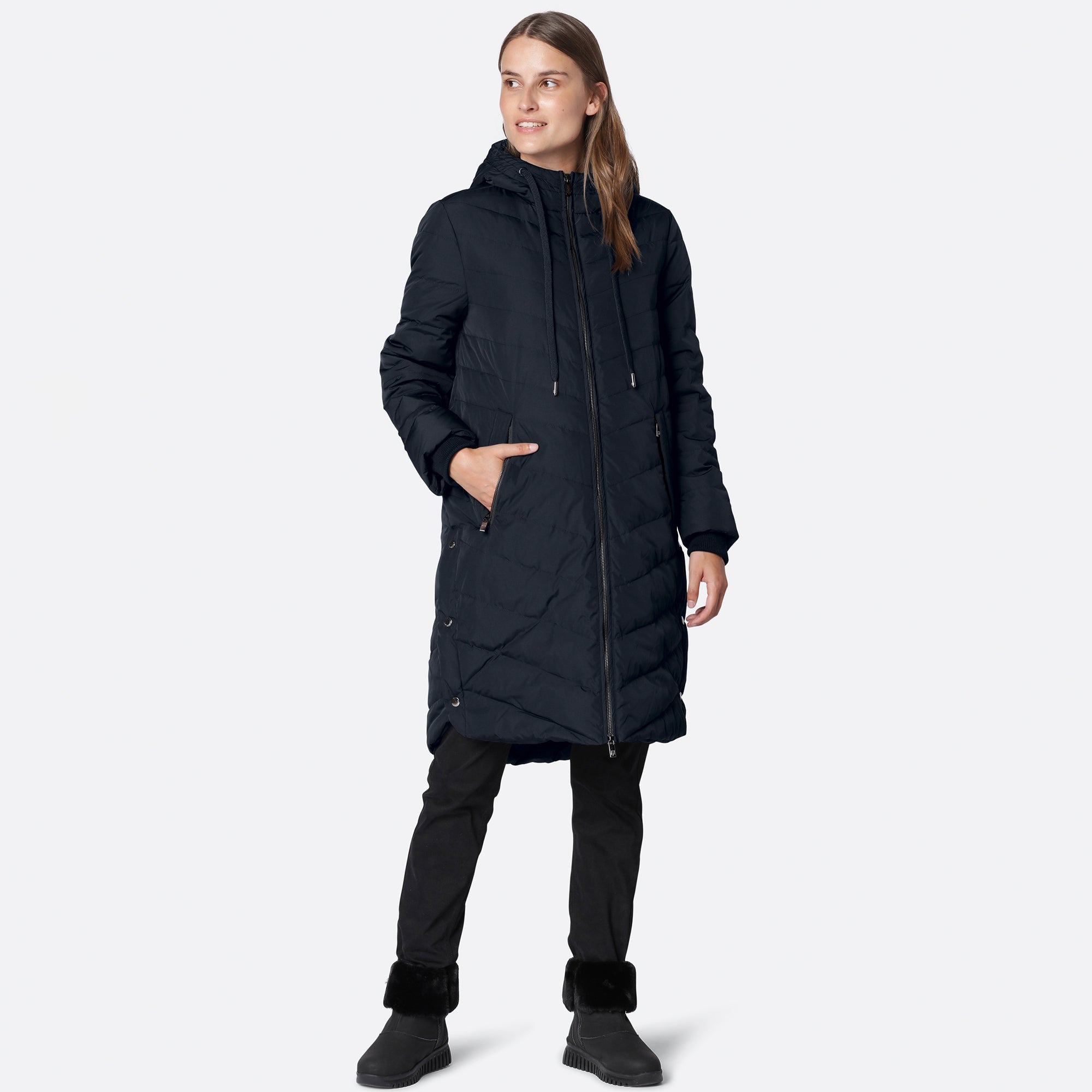 Winterjas PEPPY01 - 001 Black | Black | Coat | Ilse Jacobsen