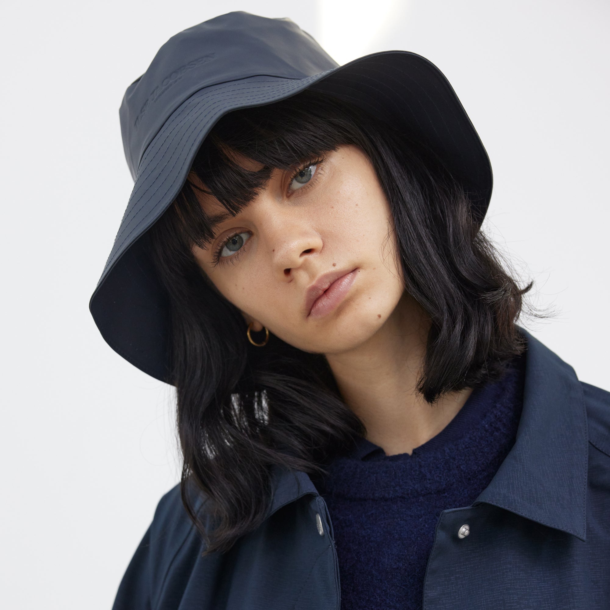 Regenhoed RAIN137 - 660 Dark Indigo | Dark Indigo | Hat | Ilse Jacobsen