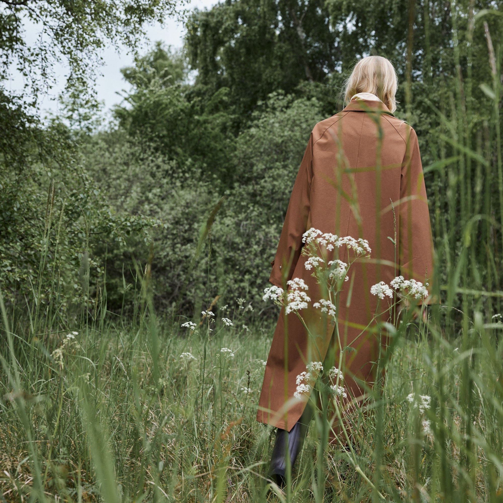 Regenjas RAIN203 - 228 Walnut | Walnut | Raincoat | Ilse Jacobsen