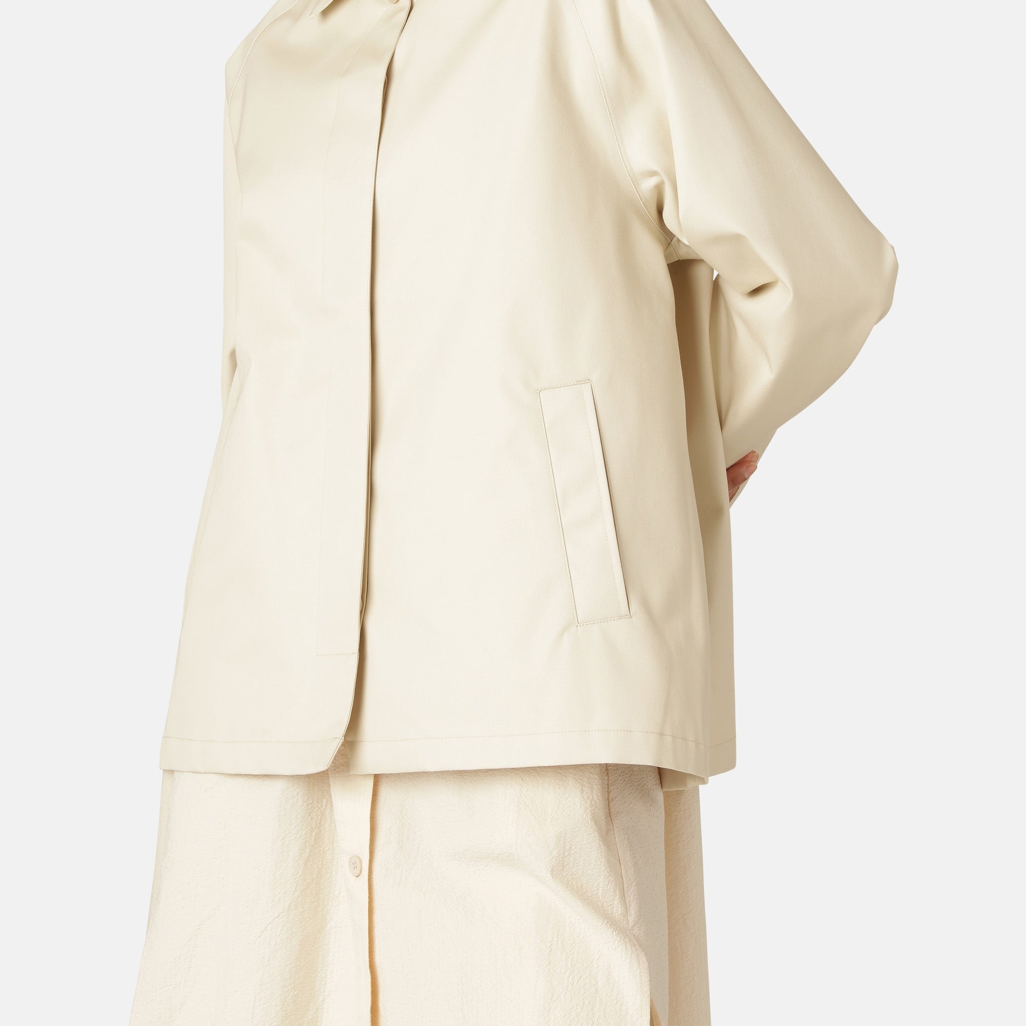 Regenjas URBAN04 - 132 Bleached Sand | Bleached Sand | Raincoat | Ilse Jacobsen