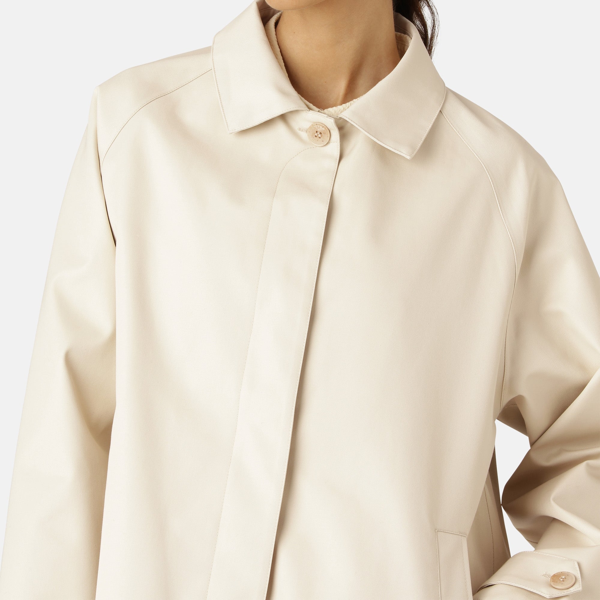Regenjas URBAN04 - 132 Bleached Sand | Bleached Sand | Raincoat | Ilse Jacobsen