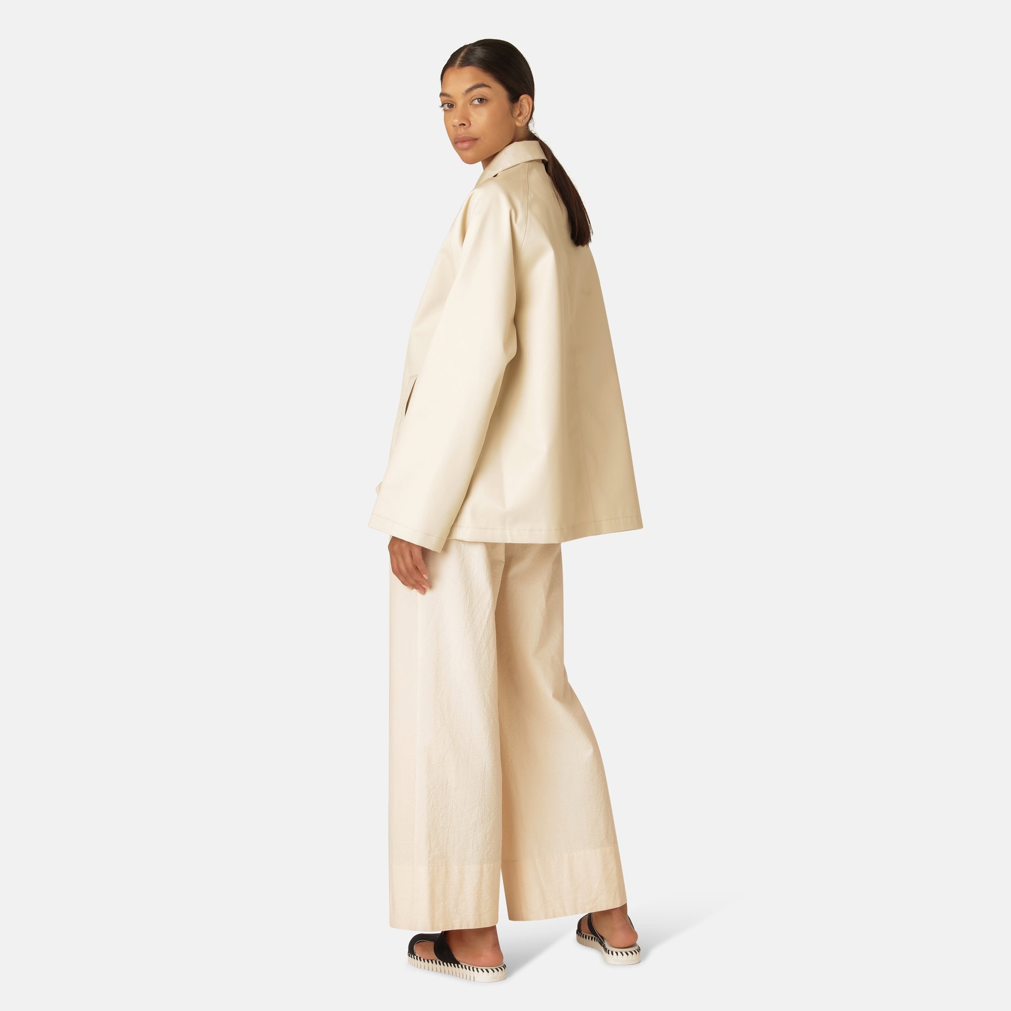 Regenjas URBAN04 - 132 Bleached Sand | Bleached Sand | Raincoat | Ilse Jacobsen
