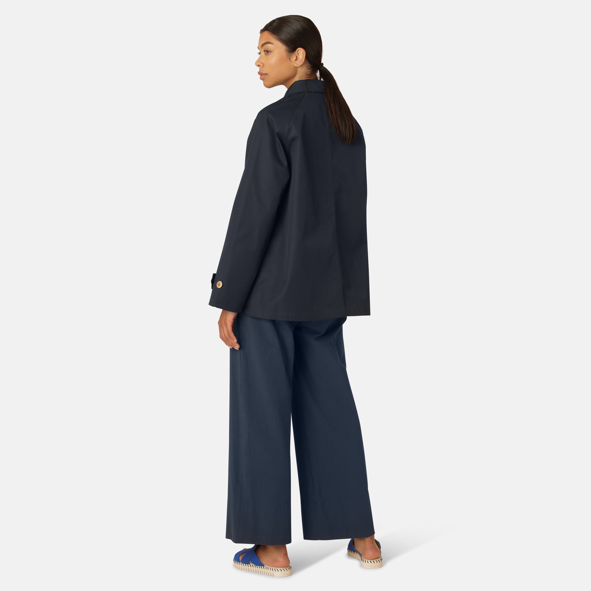 Regenjas URBAN04 - 660 Dark Indigo | Dark Indigo | Raincoat | Ilse Jacobsen