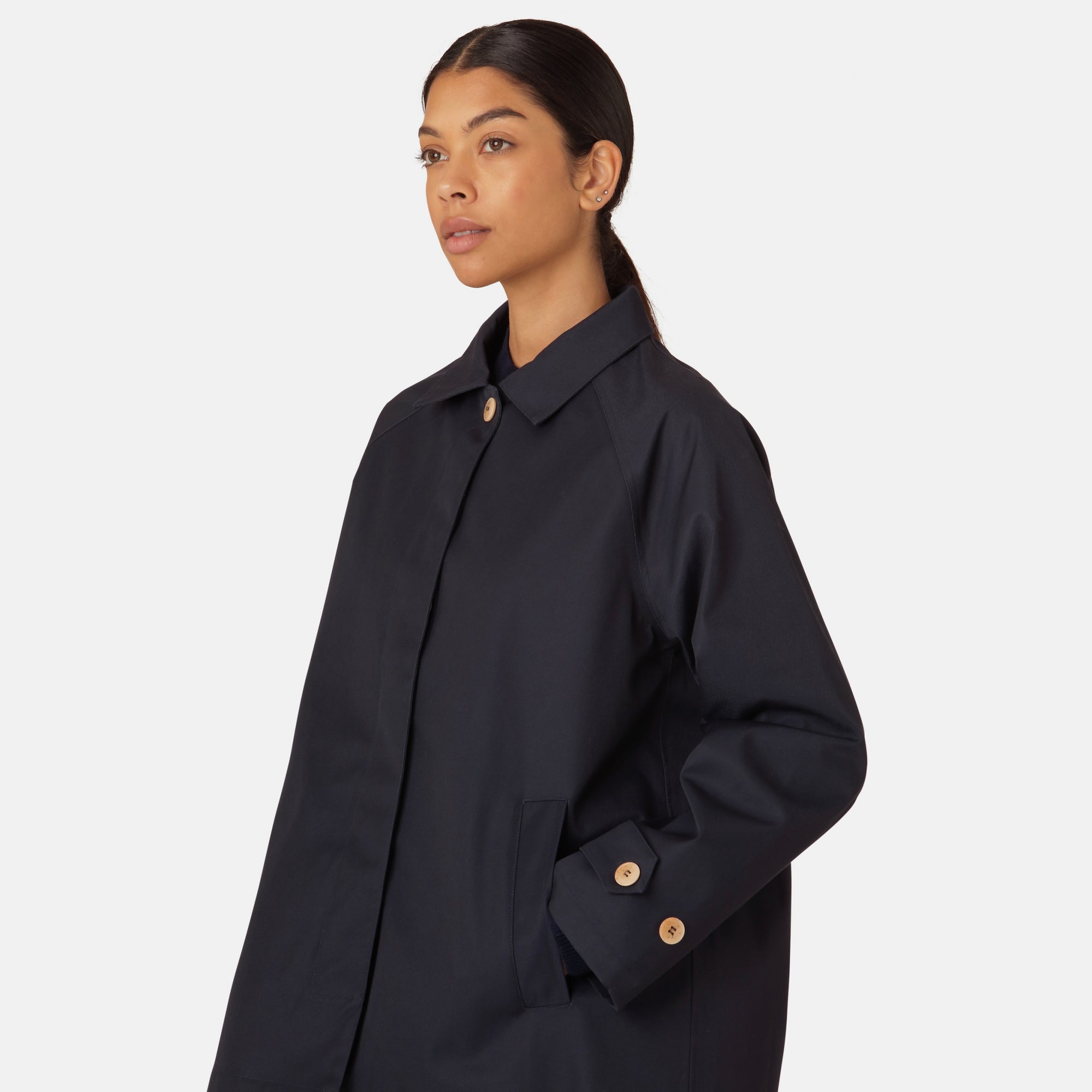 Regenjas URBAN04 - 660 Dark Indigo | Dark Indigo | Raincoat | Ilse Jacobsen