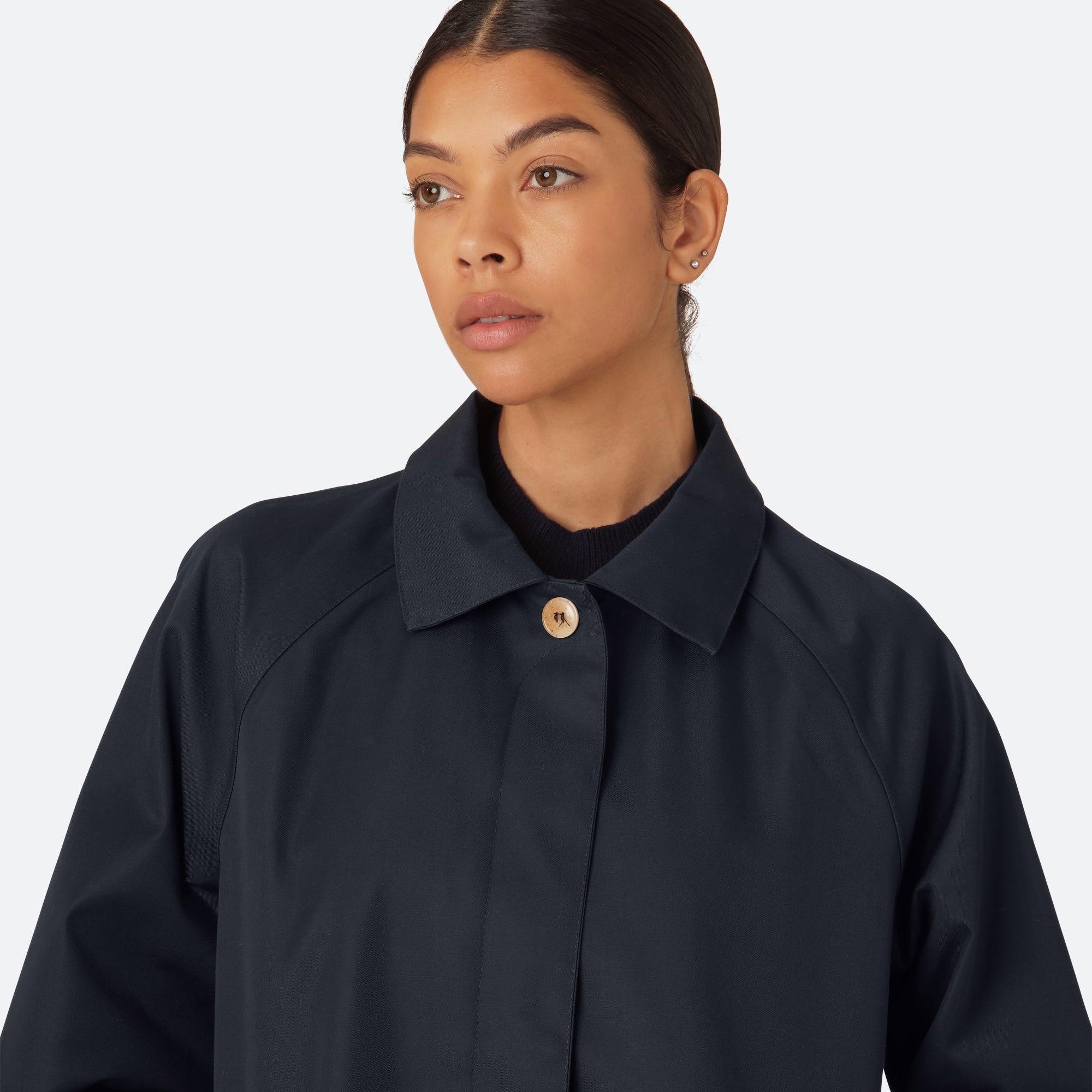 Regenjas URBAN04 - 660 Dark Indigo | Dark Indigo | Raincoat | Ilse Jacobsen