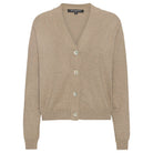Gebreid vest GWEN4066 | Bleached Sand | Cardigan | Ilse Jacobsen